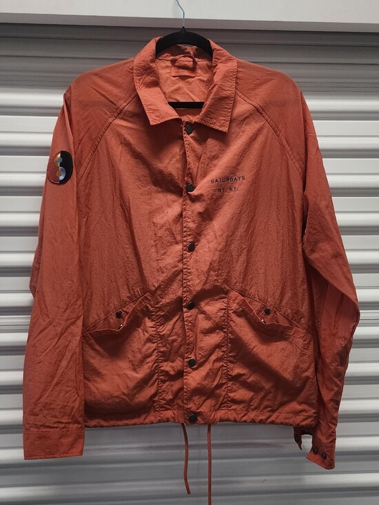 Saturdays New York City Other - Saturdays New York City Men's Rust Orange Windbreaker Coach Jacket
